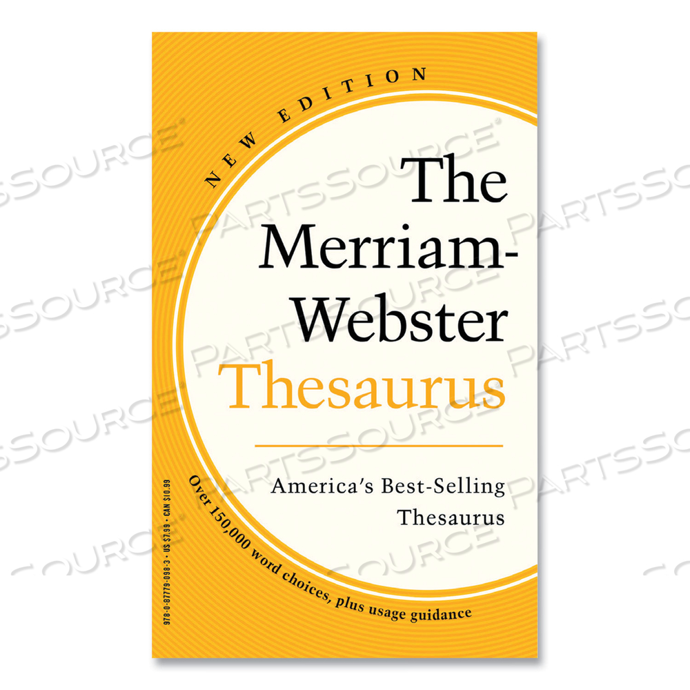 THESAURUS, PAPERBACK, 832 PAGES by Merriam Webster THESAURUS, PAPERBACK, 832 PAGES by Merriam Webster