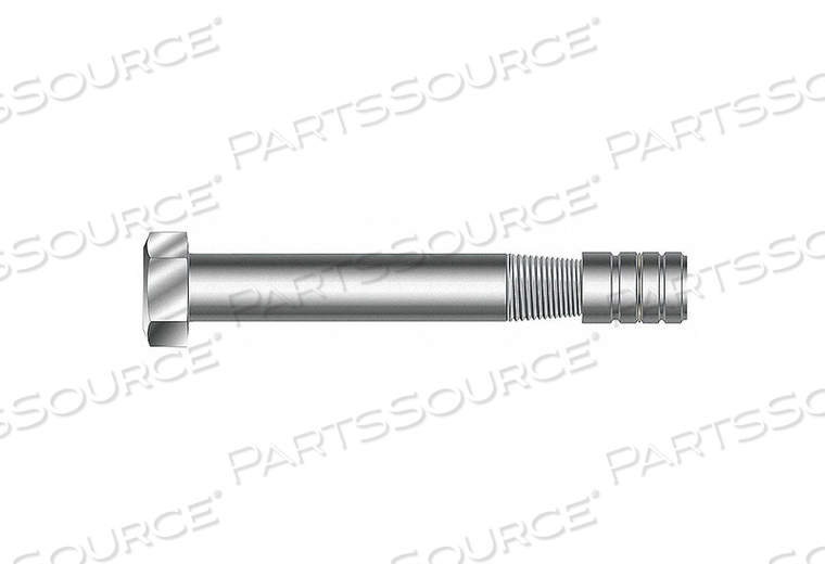 TAPER BOLT W/NUT 1/2 X 4 IN PK25 by MKT Fastening