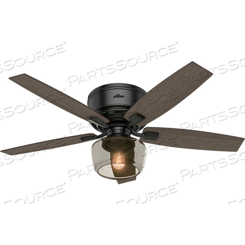 52" BENNETT CEILING FAN WITH LIGHT AND HANDHELD REMOTE - MATTE BLACK by Hunter Fan Co. / Casablanca Fand Co. 52" BENNETT CEILING FAN WITH LIGHT AND HANDHELD REMOTE - MATTE BLACK by Hunter Fan Co. / Casablanca Fand Co.