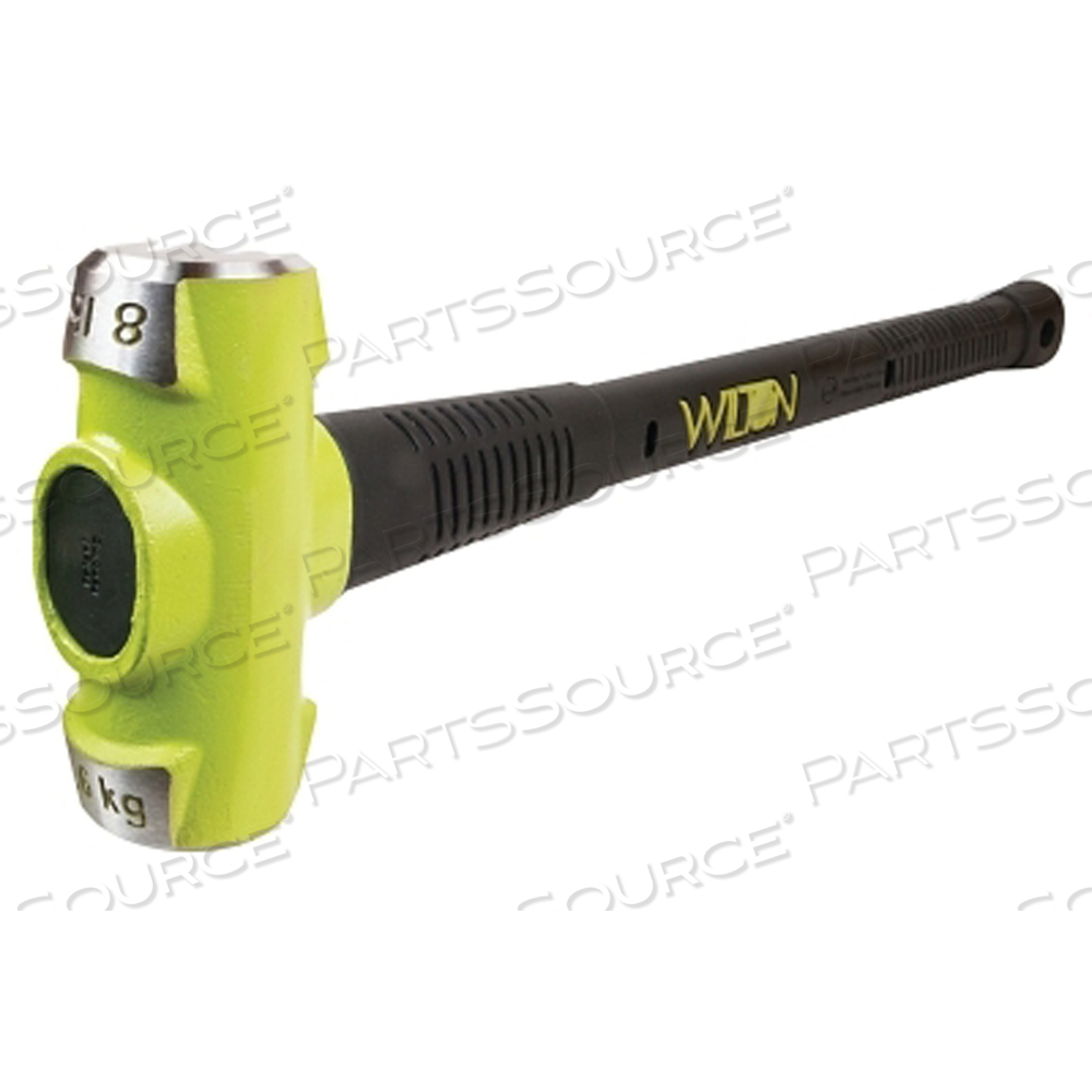 B.A.S.H UNBREAKABLE HANDLE SLEDGE HAMMER, 8 LB HEAD, 30 IN ERGONOMIC HANDLE by Wilton/ Walter Meier Manufacturing Americas