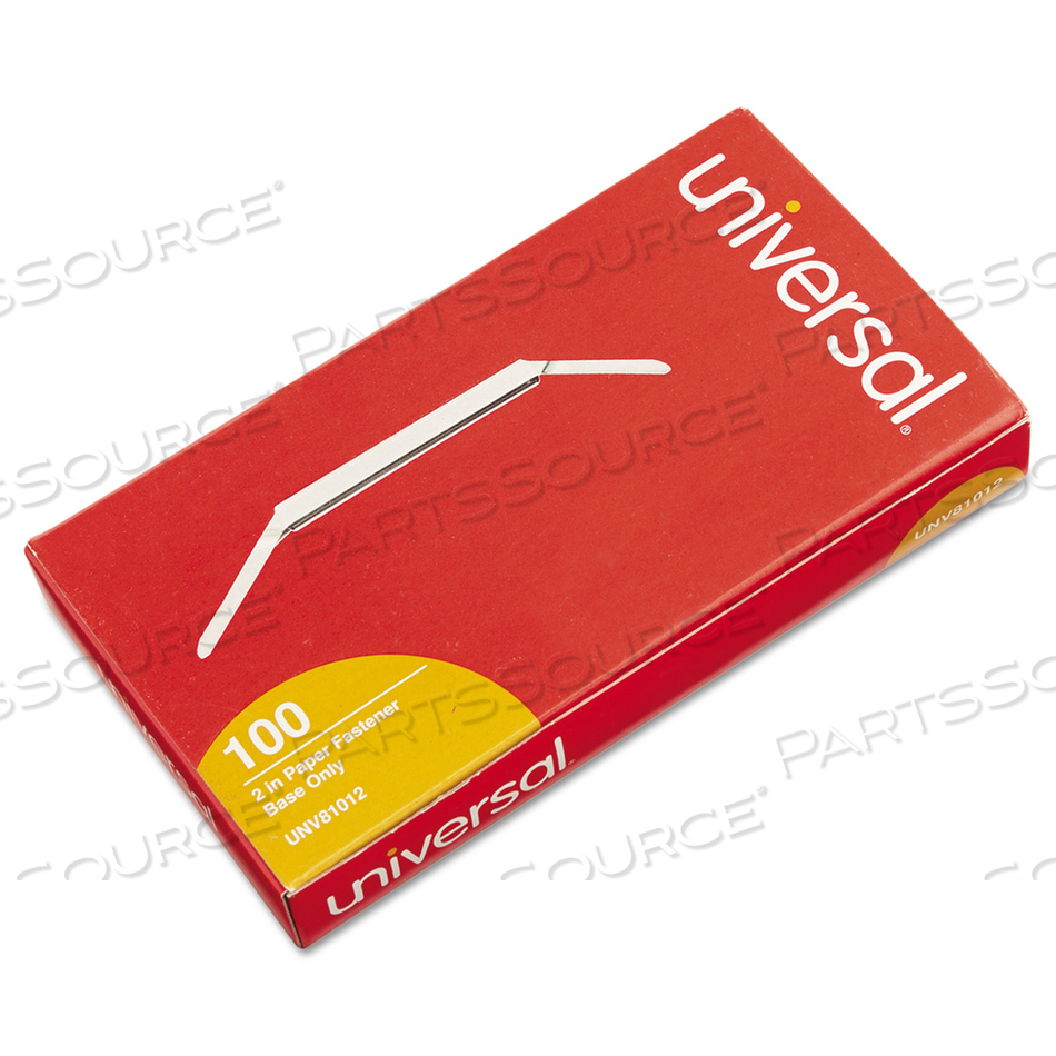 PAPER FILE FASTENER 2 IN CAPACITY PK100 by Universal