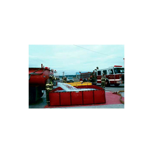STEEL FRAME FOLDING TANK STF-3000 - 22 OZ. THICKNESS 159"L X 159"W X 29"H 3000 GALLON BLACK by Husky Portable Containment STEEL FRAME FOLDING TANK STF-3000 - 22 OZ. THICKNESS 159"L X 159"W X 29"H 3000 GALLON BLACK by Husky Portable Containment