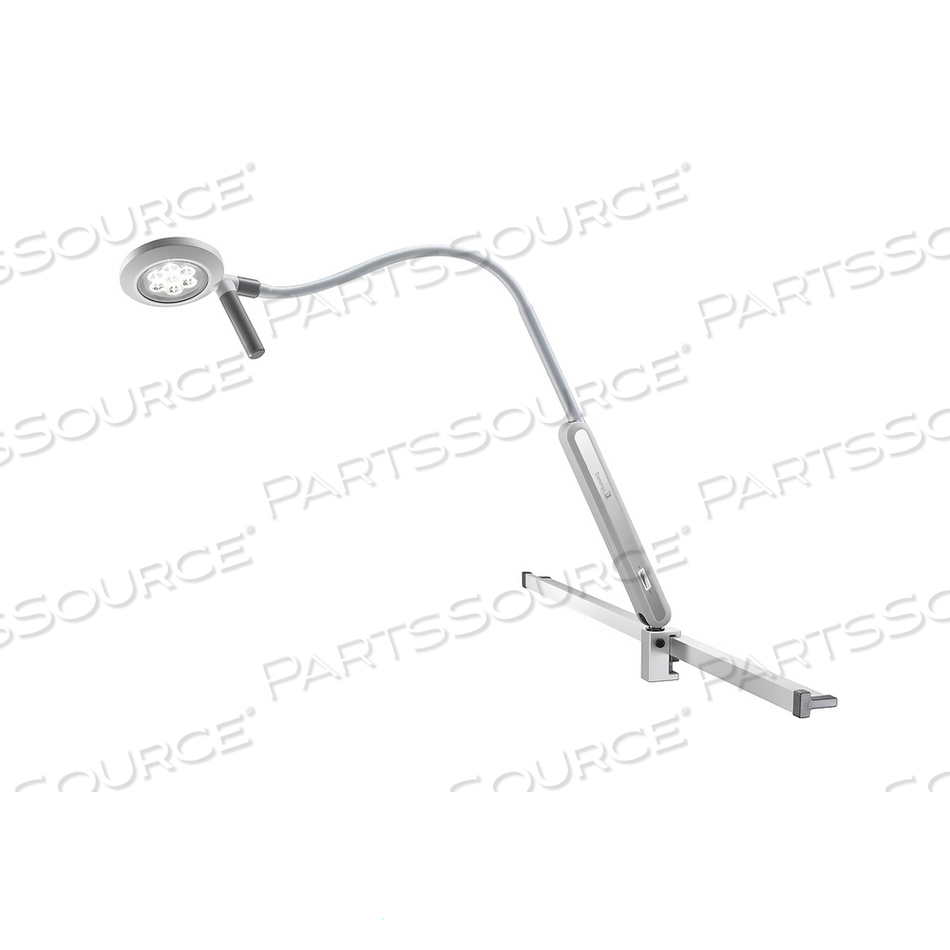 EXAMINATION GOOSENECK LUMINAIRE WITH RAIL MOUNT LED 13 by Waldmann USA