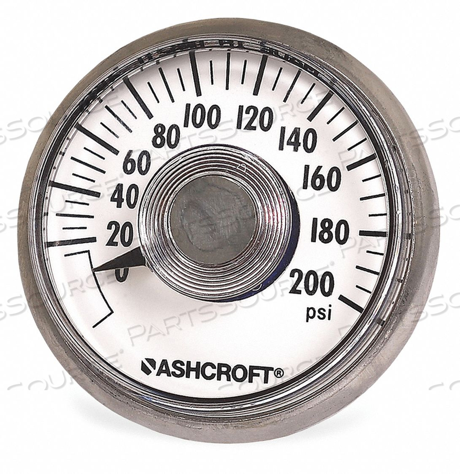 PRESSURE GAUGE FOR AIR COMPRESSOR PUMPS by Mi-T-M PRESSURE GAUGE FOR AIR COMPRESSOR PUMPS by Mi-T-M