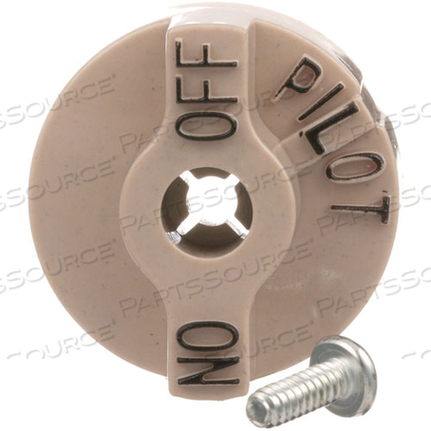 VALVE KNOB1-1/4 D, OFF-PILOT-ON 