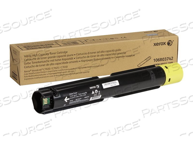 TONER CARTRIDGE, XEROX COMP VERSALINK C7020/C7025/C7030 YELLOW 