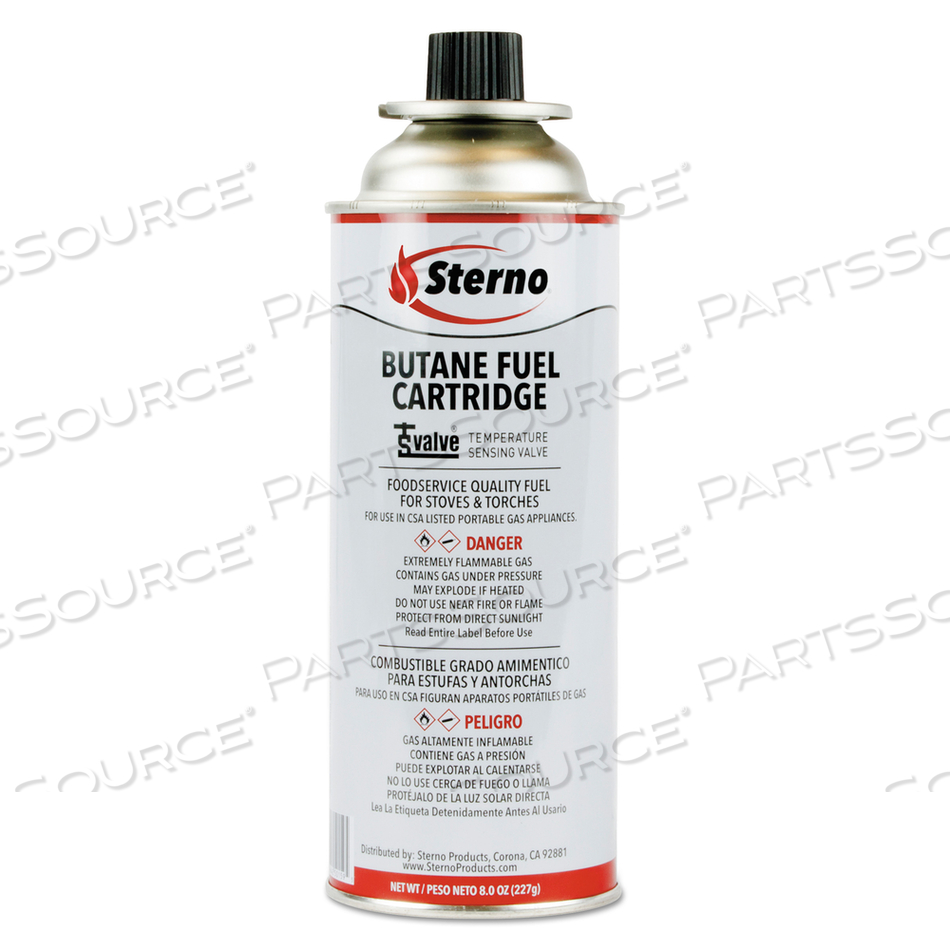 BUTANE FUEL CARTRIDGE, 8 OZ by Sterno