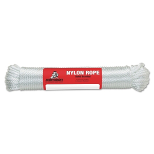 GENERAL PURPOSE 12-STRAND CORD, 1,250 LB CAPACITY, 100 FT, SOLID BRAID NYLON, WHITE by Samson Rope