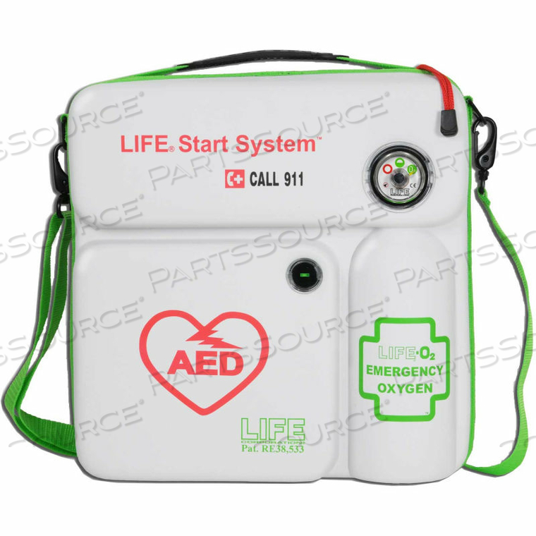 STARTSYSTEM AED CASE AND OXYGEN SYSTEM by LIFE Corporation STARTSYSTEM AED CASE AND OXYGEN SYSTEM by LIFE Corporation