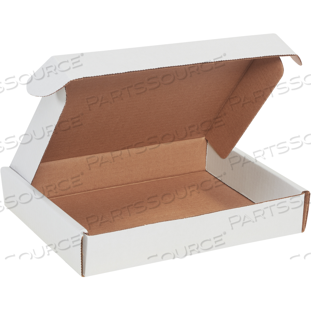 DELUXE LITERATURE MAILERS, 12" X 8" X 2 3/4", WHITE, 50/BUNDLE by BOX Partners (Box Acquisitions, LLC)