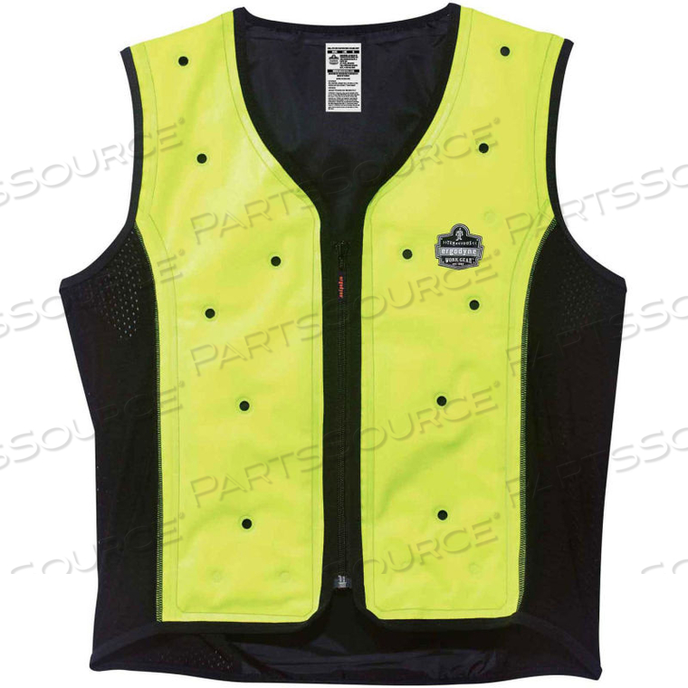 6685 DRY EVAPORATIVE COOLING VEST, LIME, 3XL by Ergodyne 6685 DRY EVAPORATIVE COOLING VEST, LIME, 3XL by Ergodyne