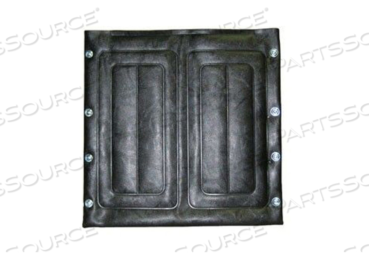 18" NYLON UPHOLSTERY WITH ATTACHING HARDWARE - BLACK by Invacare Corporation