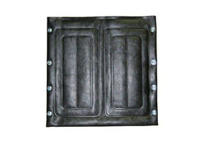 18" NYLON UPHOLSTERY WITH ATTACHING HARDWARE - BLACK by Invacare Corporation