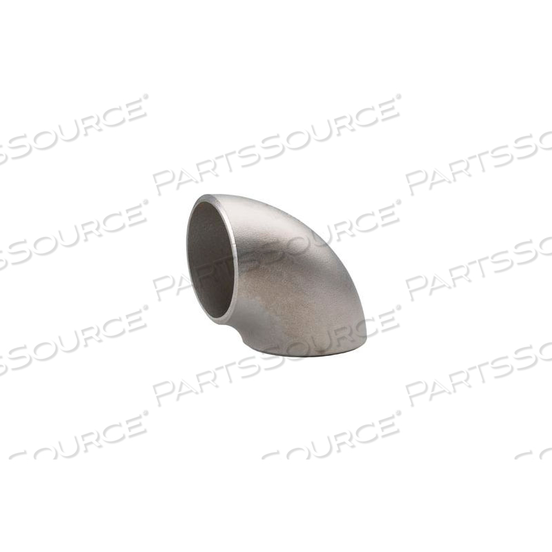 316 SS SCHEDULE 40 SHORT RADIUS 90 DEGREE ELBOW 3 BUTT-WELD FEMALE by Merit Brass Company 316 SS SCHEDULE 40 SHORT RADIUS 90 DEGREE ELBOW 3 BUTT-WELD FEMALE by Merit Brass Company