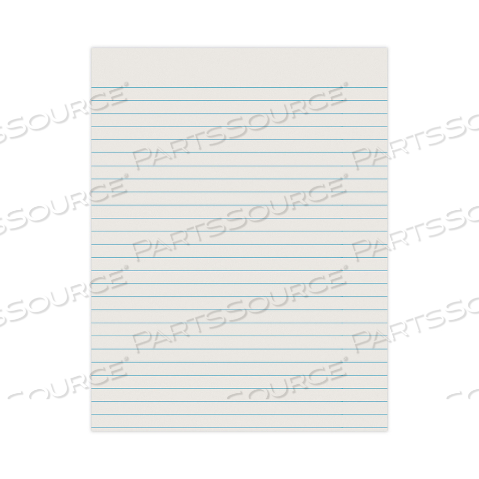 RULED NEWSPRINT PAPER, 3/8" SHORT RULE, 8.5 X 11 by Pacon