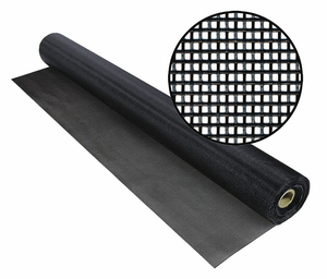 DOOR AND WINDOW SCREEN 120 X100 FT BLACK by Phifer