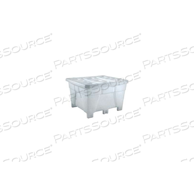 BONAR PLASTICS FDA TRA TOTE TT851-ATL W/LID - 48X42X29 1500 LB CAPACITY NATURAL by Snyder Industries