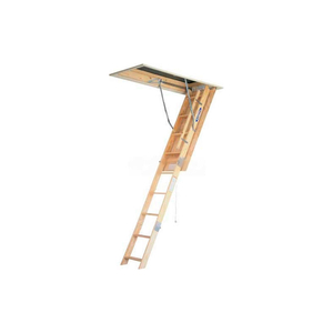 8' CEILING WOOD ATTIC LADDER - 25"W X 54"L by WernerCo