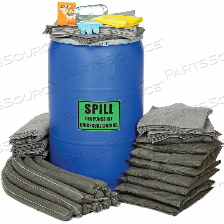 DRUM SPILL KIT, UNIVERSAL, 55-GALLON 