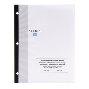 OPERATING INSTRUCTION MANUAL by STERIS Corporation