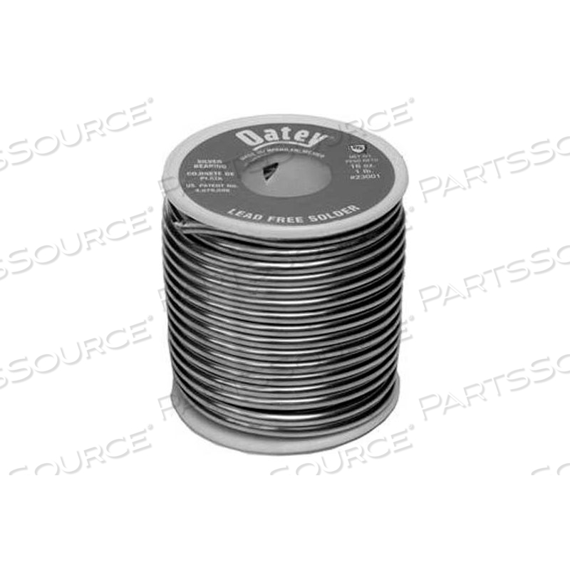 23001 OATEY SOLDER,1 LB-.117" DIA,SILVER LEAD FREE by Oatey