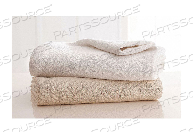 BLANKET TWIN WHITE PK4 by Grand Patrician