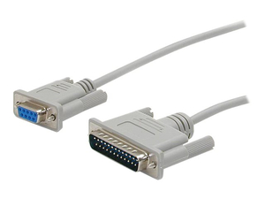 10 FT CROSS WIRED DB9 TO DB25 SERIAL NULL MODEM CABLE - F/M - NULL MODEM CABLE - DB-9 (F) TO DB-25 (M) - 10 FT - FOR P/N: PEX1S553, PEX2S553LP, PEX2S553, PEX1S553LP, PCI2S232485I, PEX16S952LP, PCI8S950LP, PEX1S552LP by StarTech.com Ltd. 10 FT CROSS WIRED DB9 TO DB25 SERIAL NULL MODEM CABLE - F/M - NULL MODEM CABLE - DB-9 (F) TO DB-25 (M) - 10 FT - FOR P/N: PEX1S553, PEX2S553LP, PEX2S553, PEX1S553LP, PCI2S232485I, PEX16S952LP, PCI8S950LP, PEX1S552LP by StarTech.com Ltd.