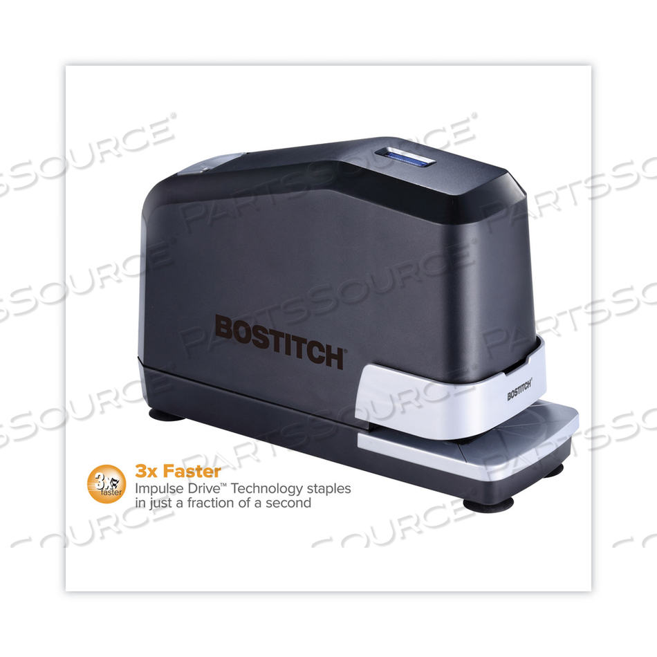B8 IMPULSE 45 ELECTRIC STAPLER, 45-SHEET CAPACITY, BLACK by Bostitch B8 IMPULSE 45 ELECTRIC STAPLER, 45-SHEET CAPACITY, BLACK by Bostitch