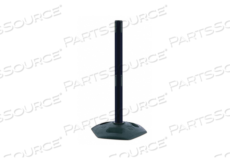 886T2-33-RCV Tensabarrier RECEIVER POST 38 IN H BLACK For Sale