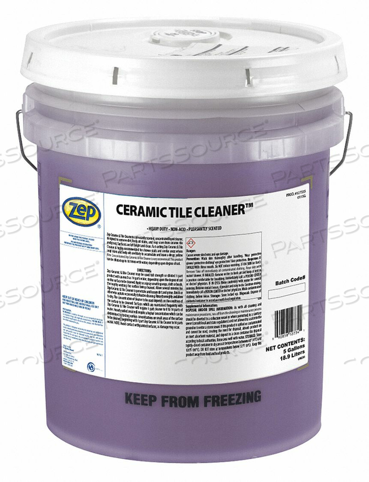 TILE AND GROUT CLEANER 5 GAL. DRUM by Zep