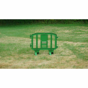 MINIT PLASTIC BARRICADE, INTERLOCKING, GREEN by Mlr International