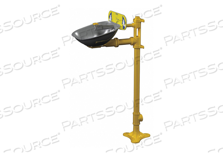 EYEWASH STATION PEDESTAL MNT SS 15-1/2 W by Bradley Corporation EYEWASH STATION PEDESTAL MNT SS 15-1/2 W by Bradley Corporation