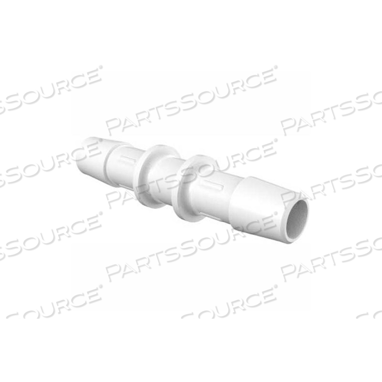 3/8" BARBED STRAIGHT COUPLER, NATURAL NYLON 