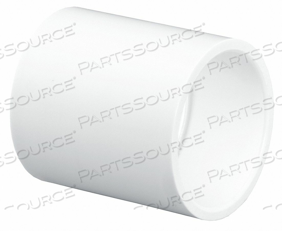 COUPLING, 6 IN X 6 IN FITTING PIPE SIZE, SCHEDULE 40, FEMALE SOCKET X FEMALE SOCKET, 180 PSI, WHITE by Lasco COUPLING, 6 IN X 6 IN FITTING PIPE SIZE, SCHEDULE 40, FEMALE SOCKET X FEMALE SOCKET, 180 PSI, WHITE by Lasco