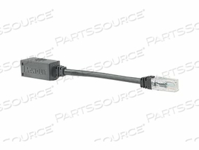 BREAK-AWAY - PATCH ADAPTER - RJ-45 (M) TO RJ-45 (M) - 8 IN - UTP - CAT 6A - MOLDED - BLACK BREAK-AWAY - PATCH ADAPTER - RJ-45 (M) TO RJ-45 (M) - 8 IN - UTP - CAT 6A - MOLDED - BLACK