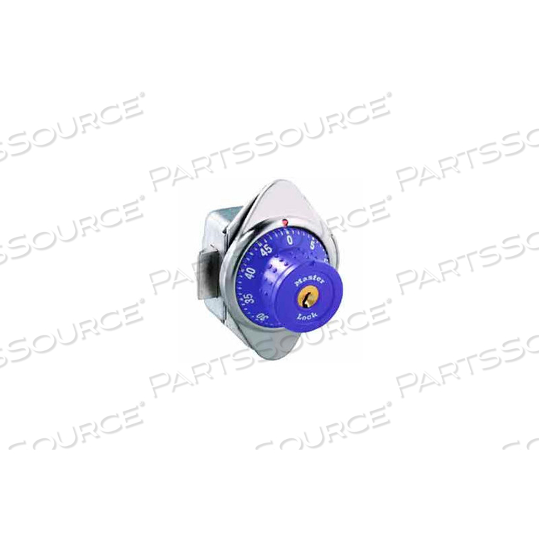BUILT-IN COMBINATION LOCK WITH LONG BOLT - PURPLE - RIGHT HINGED by Master Lock