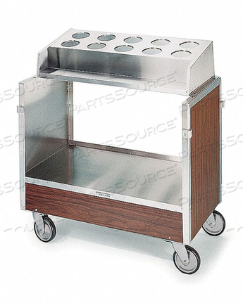TRAY AND SILVER CART GRAY SAND by Lakeside Manufacturing, Inc.