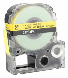 CARTRIDGE LABEL 1/2 IN W YELLOW by Epson