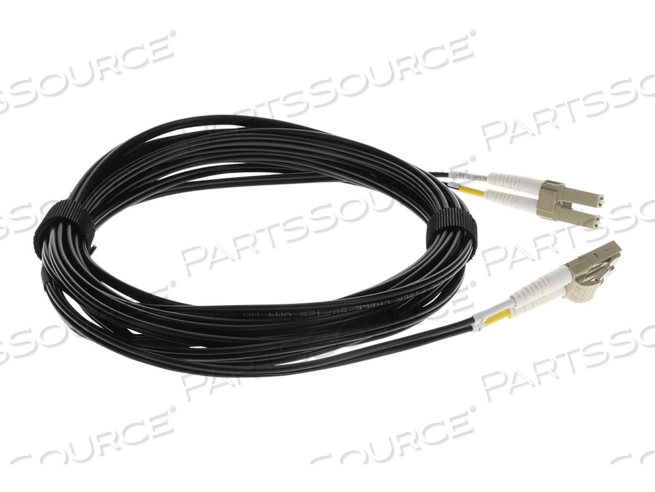 ADDON, PATCH CABLE, LC/PC MULTI-MODE (M) TO LC/PC MULTI-MODE (M), 2 M, FIBER OPTIC, DUPLEX, OM4, RISER, BLACK by ADDON