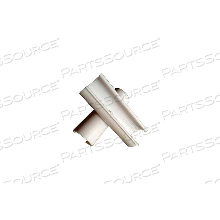 SNAP CROSS FITTING, 4"L, 1"DIA., FURNITURE GRADE ABS, WHITE by Circo Innovations