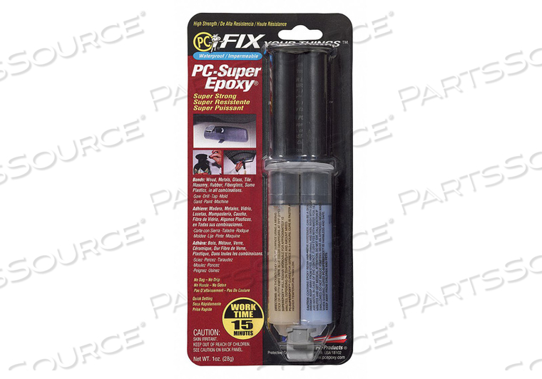 EPOXY RAPID CURE TRANSLUCENT 1 OZSYRINGE by PC Products