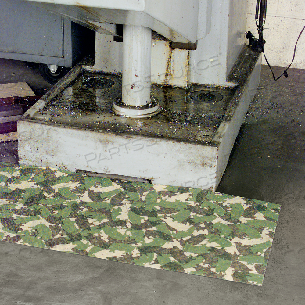 PIG GREEN HAM-O ABSORBENT MAT ROLL IN DISPENSER BOX by New Pig Corporation