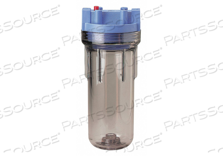 FILTER HOUSING 12-5/8 H 5-1/4 W CLEAR by Pentek FILTER HOUSING 12-5/8 H 5-1/4 W CLEAR by Pentek
