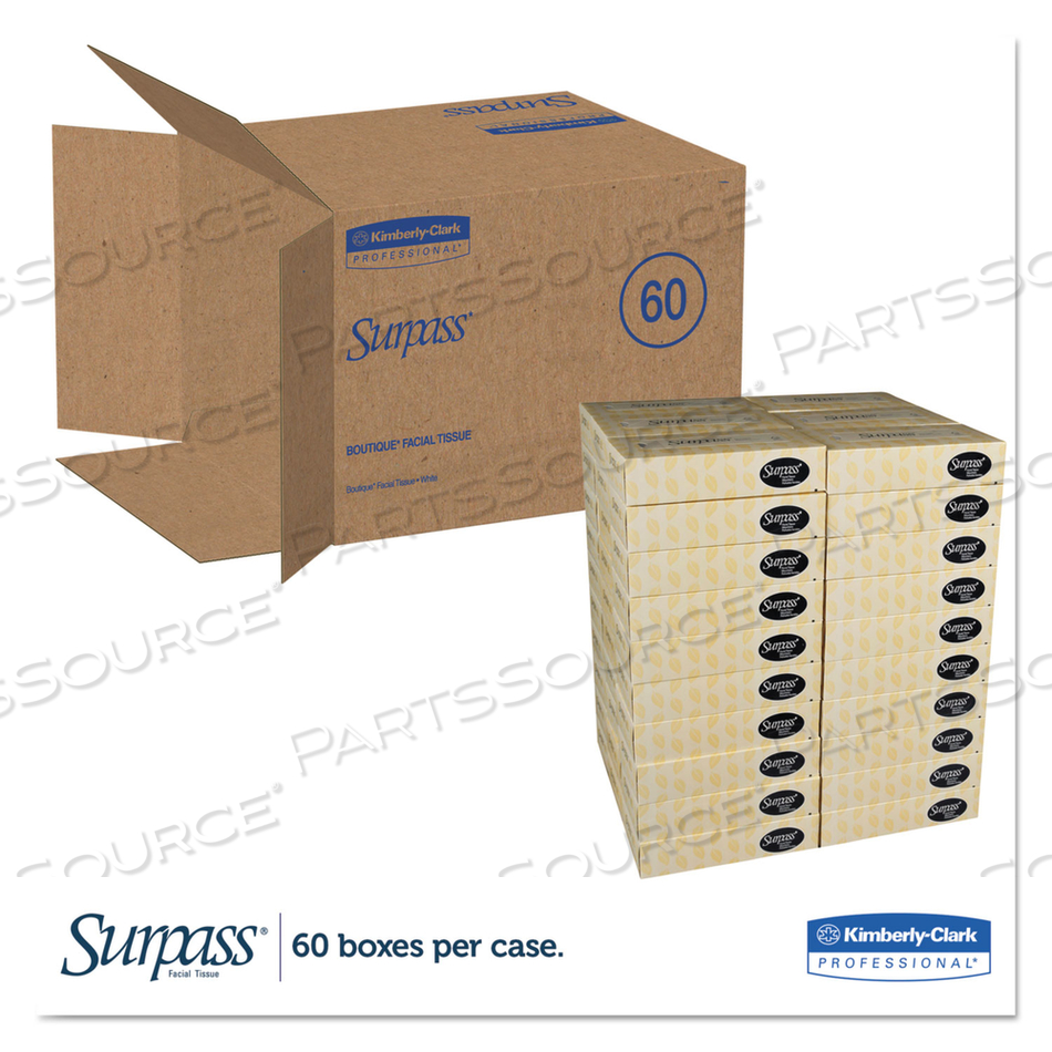 FACIAL TISSUE FOR BUSINESS, 2-PLY, WHITE by Surpass FACIAL TISSUE FOR BUSINESS, 2-PLY, WHITE by Surpass