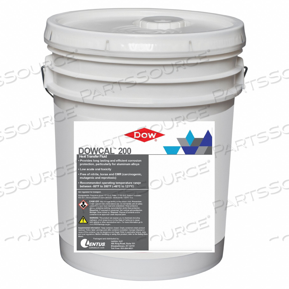 INHIBITED PROPYLENE GLYCOL 5 GAL BLUE by Dow Frost