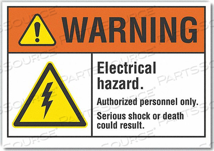 DANGER SIGN 5 W X 3-1/2 H 0.001 THICK by Lyle Signs Inc. DANGER SIGN 5 W X 3-1/2 H 0.001 THICK by Lyle Signs Inc.