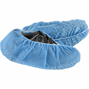 STANDARD DISPOSABLE SHOE COVERS, SIZE 6-11, BLUE, 150 PAIRS/CASE by Hubei Kangcheng Non-Woven Co.-Wuhan