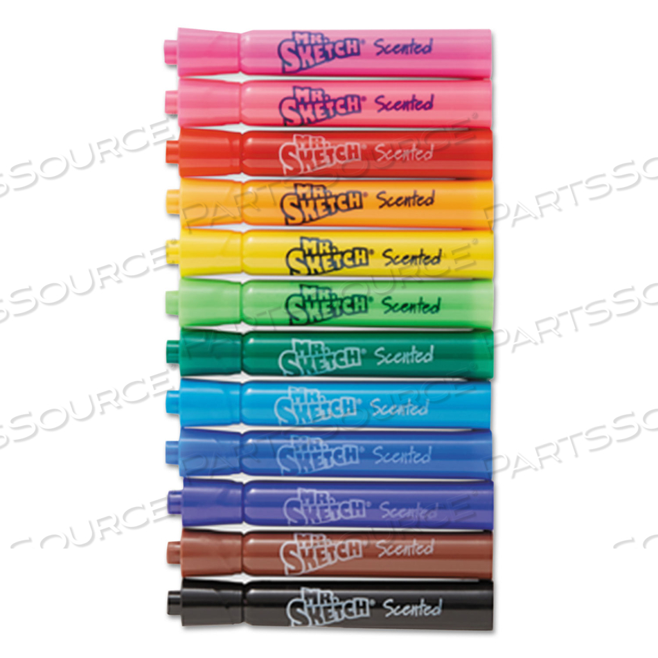 SCENTED WATERCOLOR MARKER CLASSROOM SET, BROAD CHISEL TIP, ASSORTED COLORS, 192/SET 