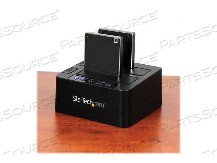 DUAL BAY HARD DRIVE DUPLICATOR DOCKING STATION, EXTERNAL BACKUP / RECOVERY / CLO by StarTech.com Ltd.