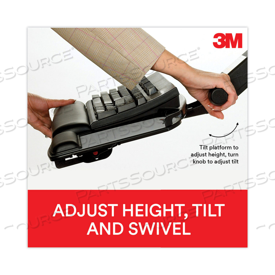 3M ADJUSTABLE KEYBOARD TRAY AKT170LE - KEYBOARD/MOUSE TRAY 